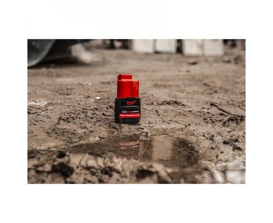 Аккумулятор к электроинструменту Milwaukee Li-Ion M12 B2, 2Ah (4932430064), изображение 3 Аккумулятор к электроинструменту Milwaukee Li-Ion M12 B2, 2Ah (4932430064), изображение 3