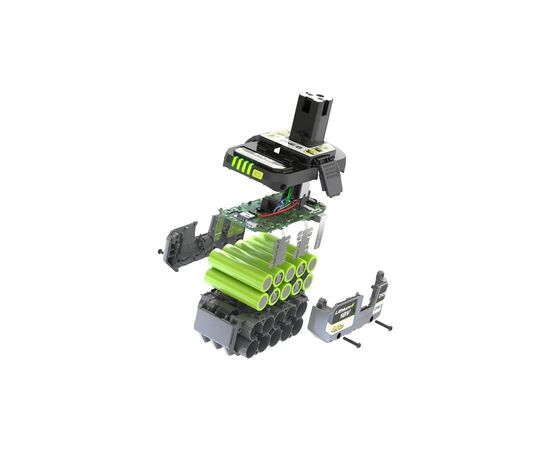 Аккумулятор к электроинструменту Ryobi ONE+ RB1840X 18V, 4Ah, 0.7кг (unpacked) (5133005053UNP), изображение 7 Аккумулятор к электроинструменту Ryobi ONE+ RB1840X 18V, 4Ah, 0.7кг (unpacked) (5133005053UNP), изображение 7