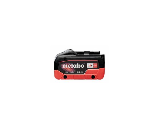 Аккумулятор к электроинструменту Metabo LIHD 18V, 8Ah, 0.98кг (625369000), изображение 3 Аккумулятор к электроинструменту Metabo LIHD 18V, 8Ah, 0.98кг (625369000), изображение 3