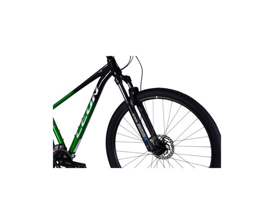 Велосипед Leon 29" TN 80 HDD рама-17" AL 2025 чорний з зеленим (OPS-LN-29-233), изображение 5 Велосипед Leon 29" TN 80 HDD рама-17" AL 2025 чорний з зеленим (OPS-LN-29-233), изображение 5
