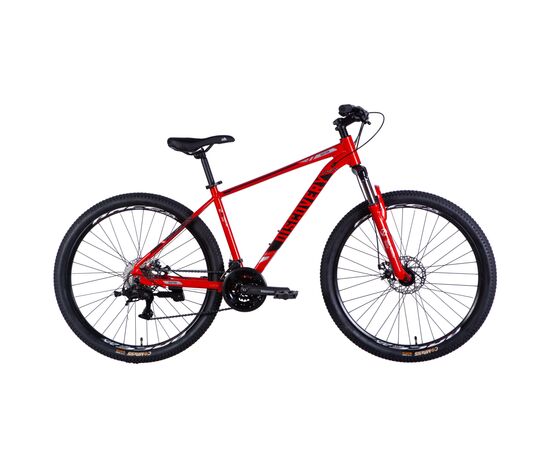 Велосипед Discovery 27,5" BASTION DD рама-17" AL 2025 червоно-чорний (OPS-DIS-27,5-006)