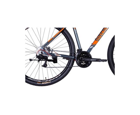 Велосипед Discovery 29" BASTION DD рама-21" AL 2025 сіро-помаранчевий (OPS-DIS-29-208), изображение 3 Велосипед Discovery 29" BASTION DD рама-21" AL 2025 сіро-помаранчевий (OPS-DIS-29-208), изображение 3