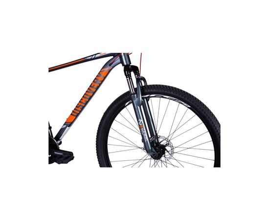 Велосипед Discovery 29" BASTION DD рама-21" AL 2025 сіро-помаранчевий (OPS-DIS-29-208), изображение 4 Велосипед Discovery 29" BASTION DD рама-21" AL 2025 сіро-помаранчевий (OPS-DIS-29-208), изображение 4