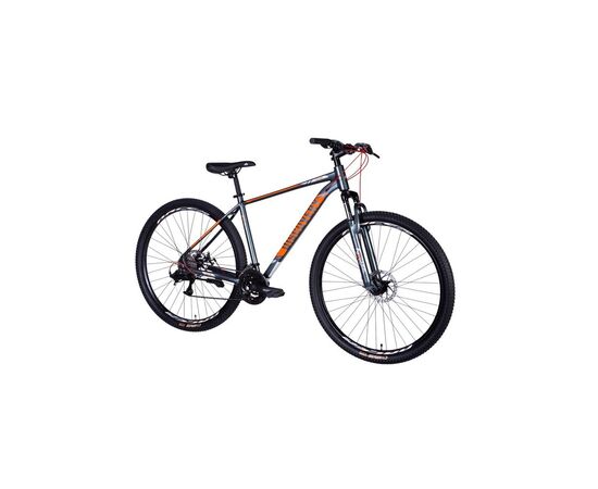 Велосипед Discovery 29" BASTION DD рама-21" AL 2025 сіро-помаранчевий (OPS-DIS-29-208), изображение 5 Велосипед Discovery 29" BASTION DD рама-21" AL 2025 сіро-помаранчевий (OPS-DIS-29-208), изображение 5