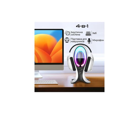 Акустическая система Promate Alpha-X USB Black (alpha-x), изображение 2 Акустическая система Promate Alpha-X USB Black (alpha-x), изображение 2