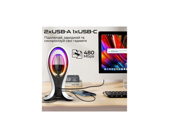 Акустическая система Promate Alpha-X USB Black (alpha-x), изображение 4 Акустическая система Promate Alpha-X USB Black (alpha-x), изображение 4