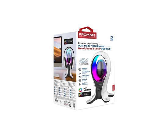 Акустическая система Promate Alpha-X USB Black (alpha-x), изображение 9 Акустическая система Promate Alpha-X USB Black (alpha-x), изображение 9