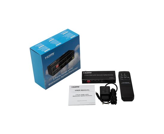 Разветвитель PowerPlant 2 Ports HDMI eARC (CA914906), изображение 4 Разветвитель PowerPlant 2 Ports HDMI eARC (CA914906), изображение 4