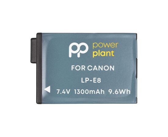 Акумулятор до фото/відео PowerPlant Canon LP-E8H 1300mAh (CB971244)