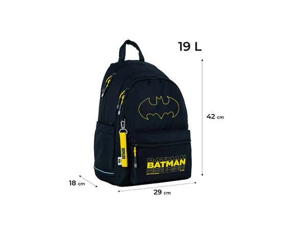 Рюкзак школьный Kite Education teens 2575M (LED) Comics Batman (DC24-2575M (LED)), изображение 2 Рюкзак школьный Kite Education teens 2575M (LED) Comics Batman (DC24-2575M (LED)), изображение 2