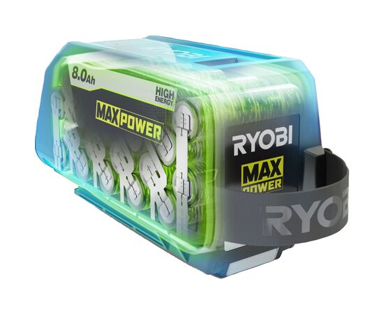 Аккумулятор к электроинструменту Ryobi Max Power RY36B80B High Energy, 36V, 8Ah, 1.88кг (5133005911), изображение 6 Аккумулятор к электроинструменту Ryobi Max Power RY36B80B High Energy, 36V, 8Ah, 1.88кг (5133005911), изображение 6