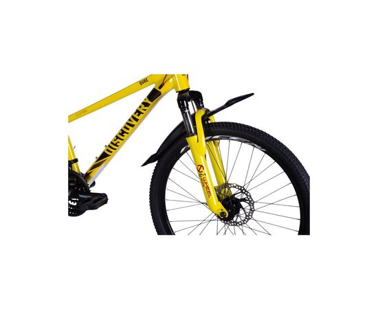 Велосипед Discovery 24" QUBE DD рама-11,5" AL 2025 жовто-чорний (OPS-DIS-24-334), изображение 3 Велосипед Discovery 24" QUBE DD рама-11,5" AL 2025 жовто-чорний (OPS-DIS-24-334), изображение 3