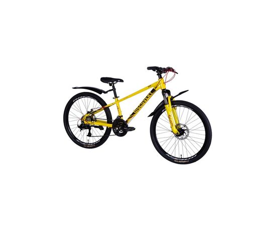 Велосипед Discovery 24" QUBE DD рама-11,5" AL 2025 жовто-чорний (OPS-DIS-24-334), изображение 6 Велосипед Discovery 24" QUBE DD рама-11,5" AL 2025 жовто-чорний (OPS-DIS-24-334), изображение 6