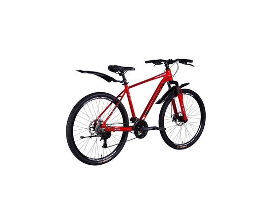 Велосипед Discovery 26" BASTION DD рама-18" AL 2025 червоно-чорний (OPS-DIS-26-619), изображение 3 Велосипед Discovery 26" BASTION DD рама-18" AL 2025 червоно-чорний (OPS-DIS-26-619), изображение 3