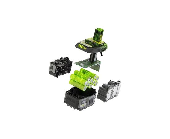 Аккумулятор к электроинструменту Ryobi ONE+ RB1880T High Energy Lithium+, 18V, 8Ah, 1.3кг (5133006264), изображение 6 Аккумулятор к электроинструменту Ryobi ONE+ RB1880T High Energy Lithium+, 18V, 8Ah, 1.3кг (5133006264), изображение 6