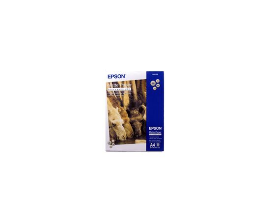Фотопапір Epson A4 Matte Paper-Heavyweight (C13S041256)