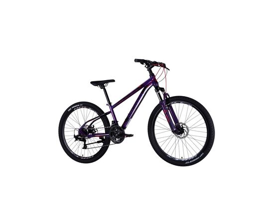 Велосипед Discovery 26" TREK DD рама-13" ST 2025 фіолетовий (OPS-SP-26-051), изображение 6 Велосипед Discovery 26" TREK DD рама-13" ST 2025 фіолетовий (OPS-SP-26-051), изображение 6