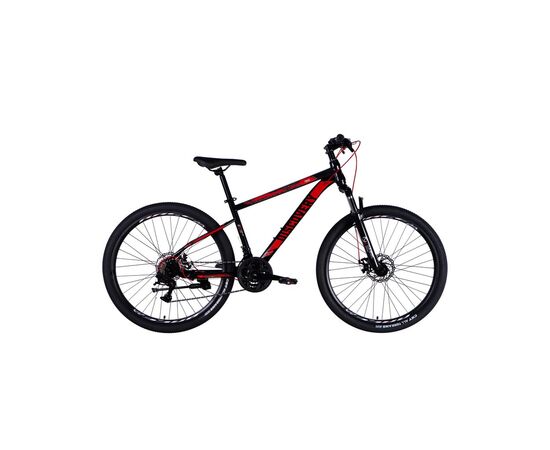 Велосипед Discovery 27.5" TREK DD рама-16" ST 2025 чорно-червоний (OPS-SP-27.5-044)