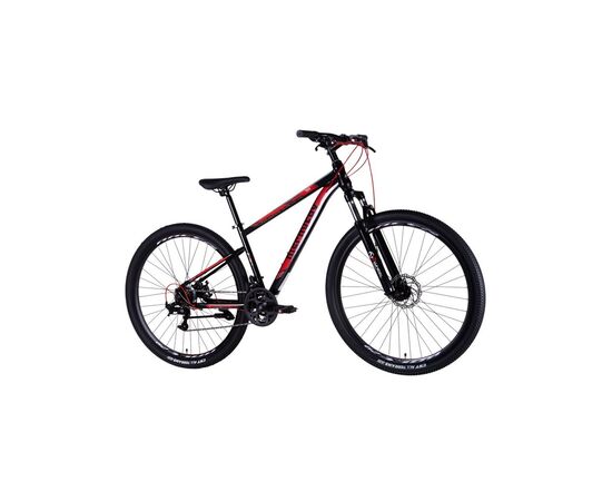 Велосипед Discovery 29" TREK DD рама-16" ST 2025 чорно-червоний (OPS-SP-29-075), изображение 6 Велосипед Discovery 29" TREK DD рама-16" ST 2025 чорно-червоний (OPS-SP-29-075), изображение 6