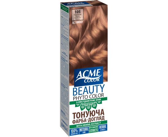 Фарба для волосся Acme Color Beauty Phyto 105 - Полуничний блонд (4823115501936), зображення 5