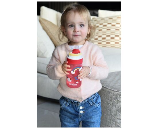 Пляшка для води Kambukka Lagoon kids Love Birds 400 мл рожева (11-04060), зображення 8 Пляшка для води Kambukka Lagoon kids Love Birds 400 мл рожева (11-04060), зображення 8