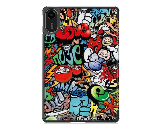 Чехол для планшета BeCover Smart Xiaomi Redmi Pad 2 11.0" Graffiti (713648), изображение 3 Чехол для планшета BeCover Smart Xiaomi Redmi Pad 2 11.0" Graffiti (713648), изображение 3