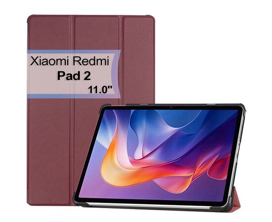 Чохол до планшета BeCover Smart Xiaomi Redmi Pad 2 11.0" Red Wine (713644)