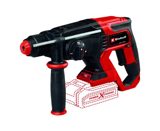 Перфоратор Einhell TE-HD 18/20LI - Solo, SDS-plus, PXC 18V, 1.8Дж, кейс (без АКБ та ЗП) (4514260)