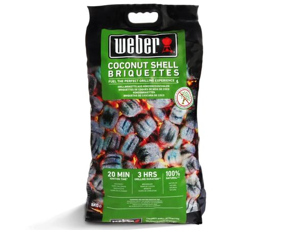 Брикеты Weber з кокосової стружки 8кг (18402)