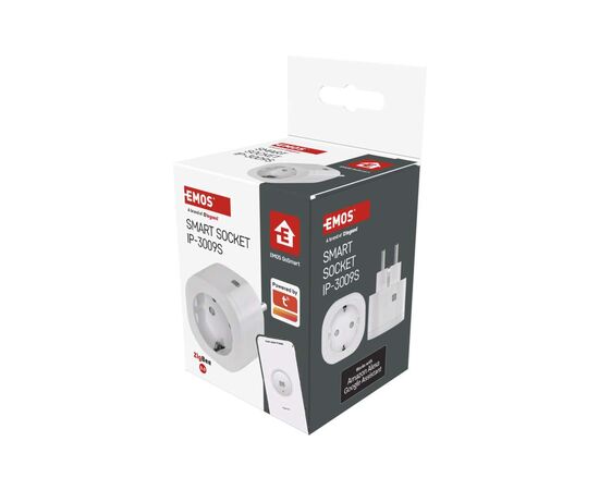 Умная розетка WIFI P5533 GoSmart, ZigBee 3.0, IP44 EMOS (P5533), изображение 11 Умная розетка WIFI P5533 GoSmart, ZigBee 3.0, IP44 EMOS (P5533), изображение 11