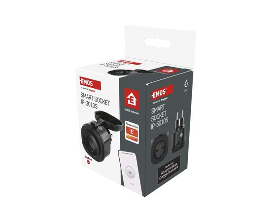 Умная розетка WIFI P5534 GoSmart, ZigBee 3.0, IP44 EMOS (P5534), изображение 12 Умная розетка WIFI P5534 GoSmart, ZigBee 3.0, IP44 EMOS (P5534), изображение 12
