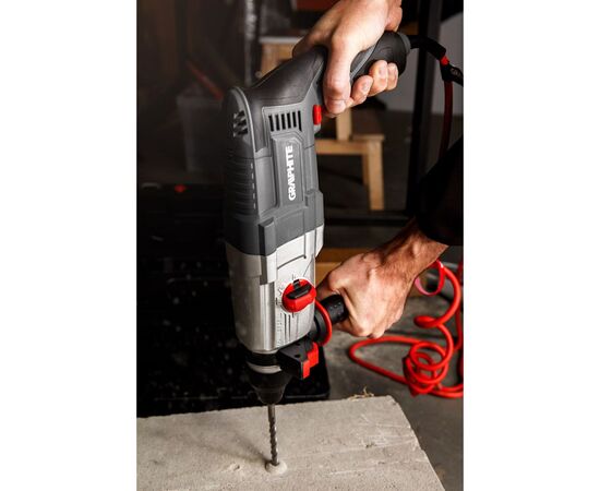 Перфоратор Graphite SDS-plus, 800Вт, 2.8Дж, кейс 3.28кг (58G538), изображение 2 Перфоратор Graphite SDS-plus, 800Вт, 2.8Дж, кейс 3.28кг (58G538), изображение 2