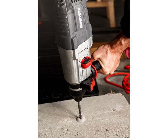 Перфоратор Graphite SDS-plus, 800Вт, 2.8Дж, кейс 3.28кг (58G538), изображение 3 Перфоратор Graphite SDS-plus, 800Вт, 2.8Дж, кейс 3.28кг (58G538), изображение 3