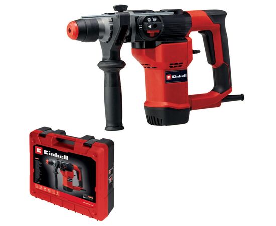 Перфоратор Einhell TC-RH 28 3F, 950 Вт, SDS+, бочковый, 3.5 Дж, 990 об/мин, кейс (4258002), изображение 2 Перфоратор Einhell TC-RH 28 3F, 950 Вт, SDS+, бочковый, 3.5 Дж, 990 об/мин, кейс (4258002), изображение 2