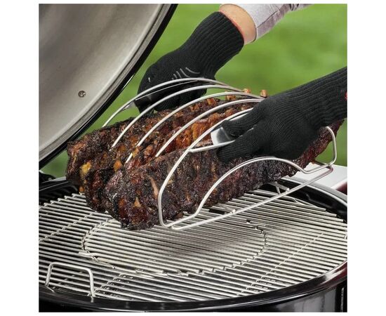 Аксессуар для барбекю Weber жаростійкі перчатки, L/XL (6670), изображение 3 Аксессуар для барбекю Weber жаростійкі перчатки, L/XL (6670), изображение 3