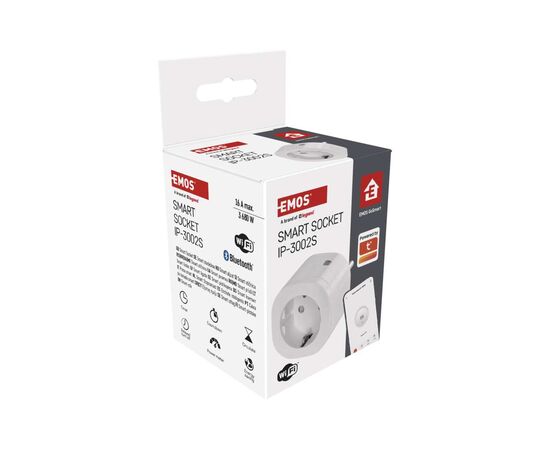 Умная розетка WIFI GoSmart P5531 EMOS (P5531), изображение 8 Умная розетка WIFI GoSmart P5531 EMOS (P5531), изображение 8