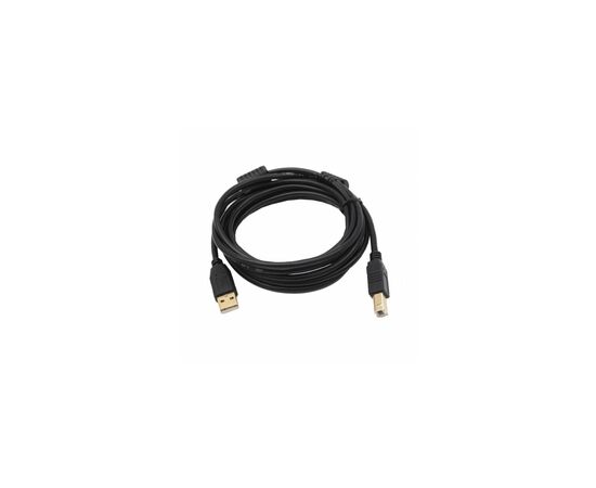 Кабель для принтера USB 2.0 AM/BM 1.5m ferrite black Voltronic (YT-AM/BM-1.5B)