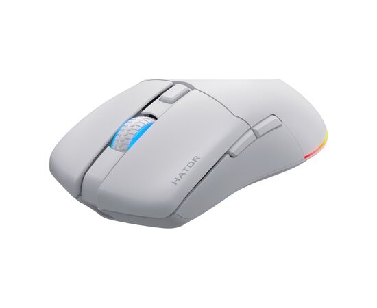 Мышка Hator Pulsar 3 Wireless White (HTM631), изображение 2 Мышка Hator Pulsar 3 Wireless White (HTM631), изображение 2