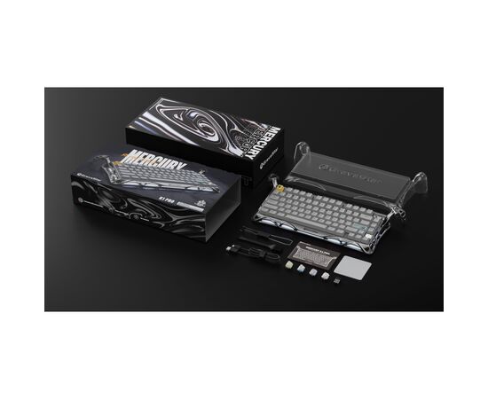 Клавіатура GravaStar Mercury K1 Pro TKL Wireless/Bluetooth/USB UA Grey (GSK1PRO_GRY), зображення 11 Клавіатура GravaStar Mercury K1 Pro TKL Wireless/Bluetooth/USB UA Grey (GSK1PRO_GRY), зображення 11