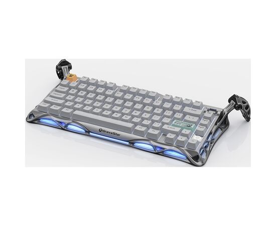 Клавіатура GravaStar Mercury K1 Pro TKL Wireless/Bluetooth/USB UA Grey (GSK1PRO_GRY), зображення 4 Клавіатура GravaStar Mercury K1 Pro TKL Wireless/Bluetooth/USB UA Grey (GSK1PRO_GRY), зображення 4