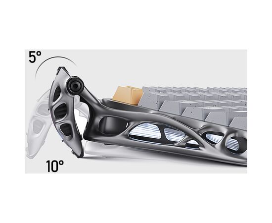 Клавіатура GravaStar Mercury K1 Pro TKL Wireless/Bluetooth/USB UA Grey (GSK1PRO_GRY), зображення 9 Клавіатура GravaStar Mercury K1 Pro TKL Wireless/Bluetooth/USB UA Grey (GSK1PRO_GRY), зображення 9
