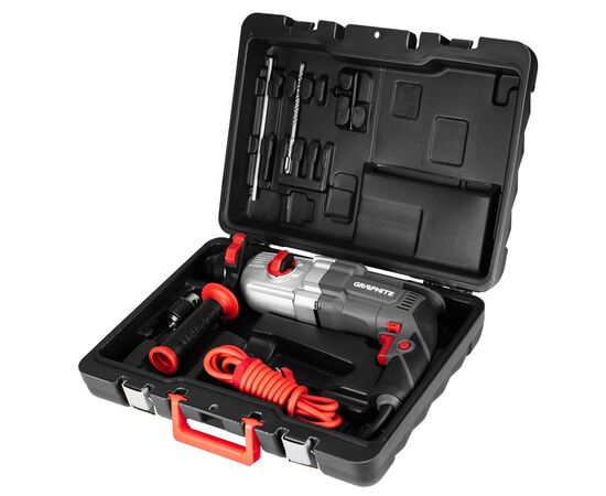 Перфоратор Graphite SDS-plus, 900Вт, 3.4Дж, кейс 6.1кг (58G539), изображение 9 Перфоратор Graphite SDS-plus, 900Вт, 3.4Дж, кейс 6.1кг (58G539), изображение 9