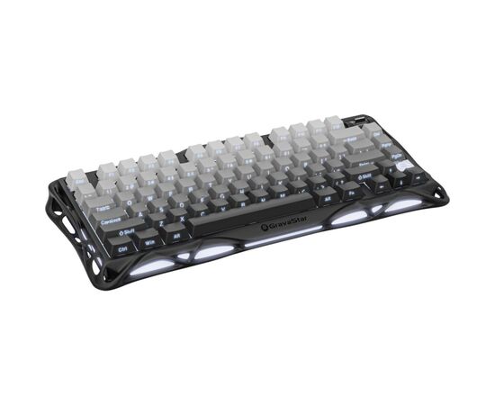 Клавиатура GravaStar Mercury K1 TKL Wireless/Bluetooth/USB UA Black (GSK1_GBLK)