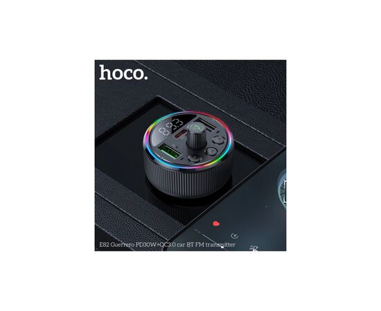 FM модулятор HOCO E82, Black, Box, изображение 6 FM модулятор HOCO E82, Black, Box, изображение 6