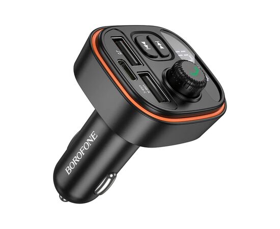 FM модулятор BOROFONE BC59, Black, Box, изображение 3 FM модулятор BOROFONE BC59, Black, Box, изображение 3