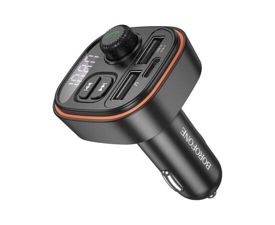 FM модулятор BOROFONE BC59, Black, Box
