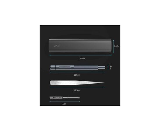 Отвертка Xiaomi JIMIHOME 18in1 Black (JM-GNT18), изображение 10 Отвертка Xiaomi JIMIHOME 18in1 Black (JM-GNT18), изображение 10