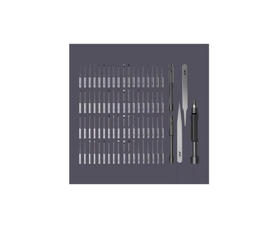 Отвертка Xiaomi JIMIHOME 80in1 Black (JM-GNT80), изображение 3 Отвертка Xiaomi JIMIHOME 80in1 Black (JM-GNT80), изображение 3