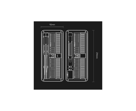 Отвертка Xiaomi JIMIHOME 80in1 Black (JM-GNT80), изображение 6 Отвертка Xiaomi JIMIHOME 80in1 Black (JM-GNT80), изображение 6