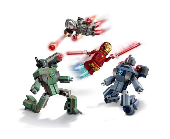 Конструктор LEGO Super Heroes Железный человек и Боевая Машина против Хаммер Дронов (76320), изображение 3 Конструктор LEGO Super Heroes Железный человек и Боевая Машина против Хаммер Дронов (76320), изображение 3